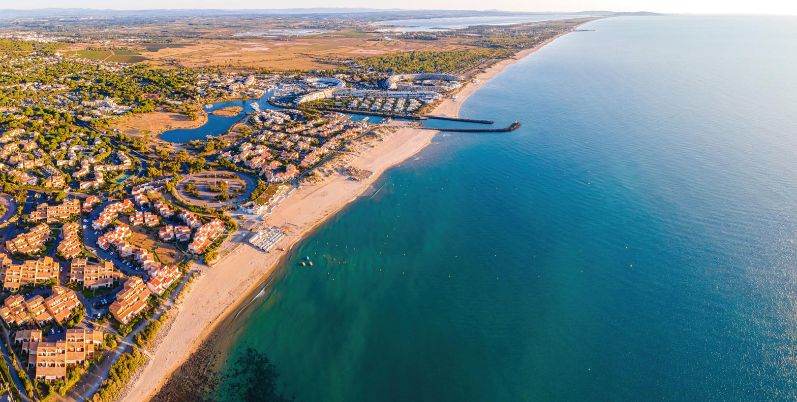 Línea de costa del Village Naturiste
